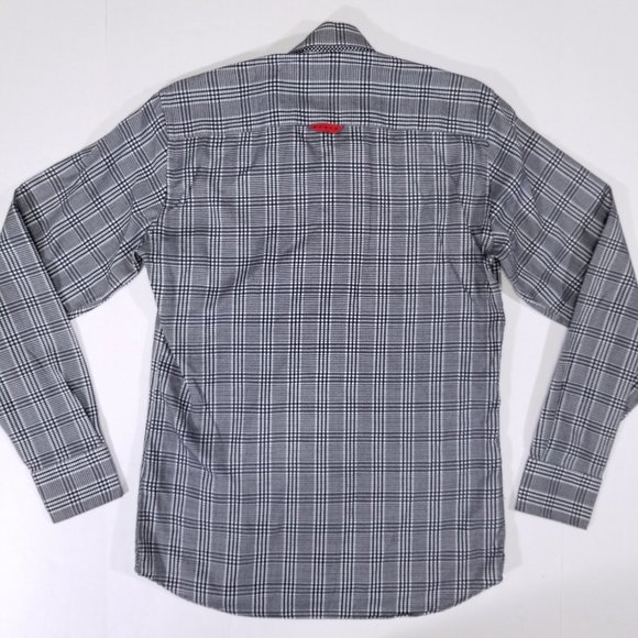 Hechter Checks/Boxes Casual Button Up Shirt - Picture 8 of 8